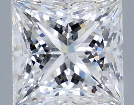 3.10 Carat Princess Shaped, Ideal Cut, E Color, VVS2 Clarity, IGI Certified Lab Grown Diamond