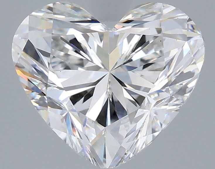 3.00 Carat Heart Shaped, Excellent Cut, D Color, VS2 Clarity, IGI Certified Lab Grown Diamond