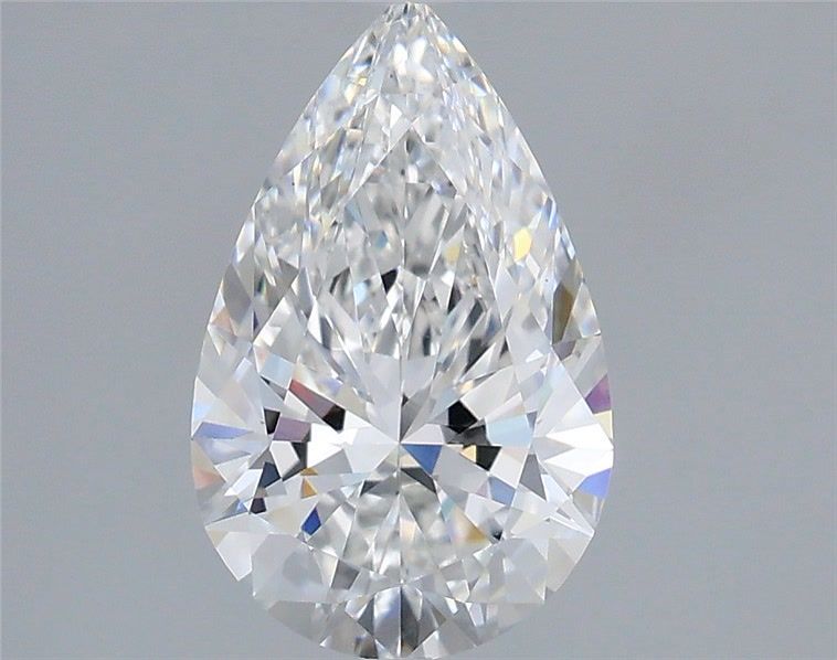 1.59 Carat Pear Shaped, Ideal Cut, D Color, VS1 Clarity, IGI Certified Lab Grown Diamond