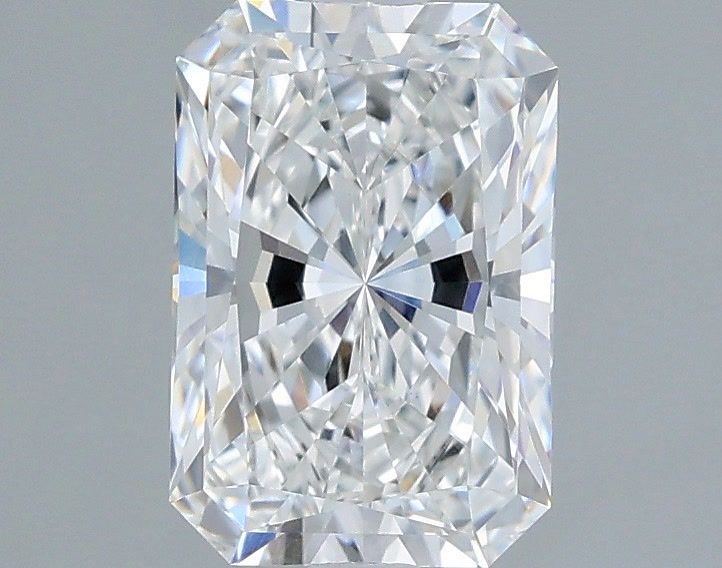 1.59 Carat Radiant Shaped, Excellent Cut, D Color, VVS2 Clarity, IGI Certified Lab Grown Diamond