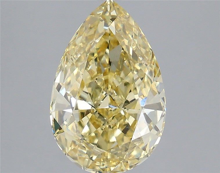 3.51 Carat Pear Shaped, Ideal Cut, VVS2 Clarity, IGI Certified Lab Grown Diamond