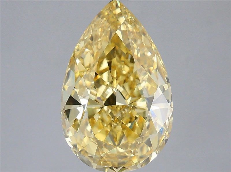 3.59 Carat Pear Shaped, Ideal Cut, VVS2 Clarity, IGI Certified Lab Grown Diamond