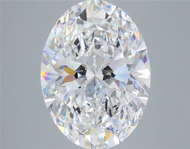 7.08 Carat Oval Shaped, Ideal Cut, E Color, VVS2 Clarity, IGI Certified Lab Grown Diamond