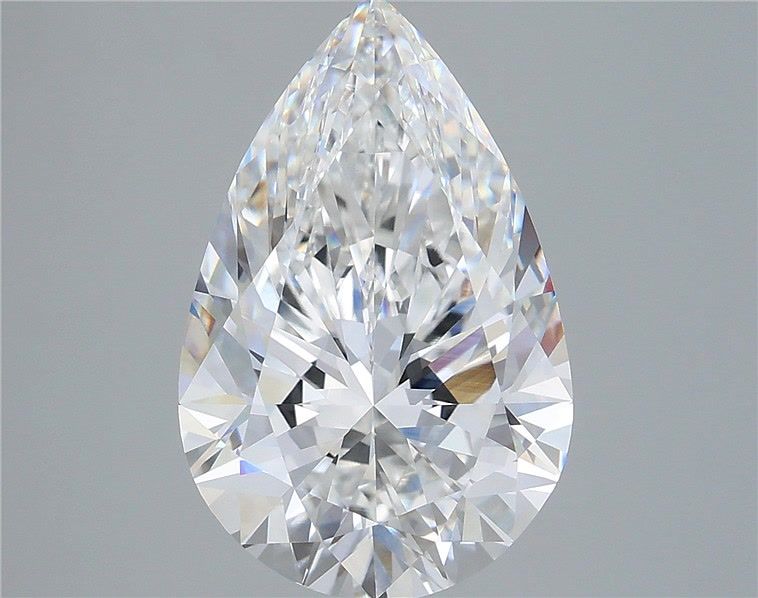6.03 Carat Pear Shaped, Ideal Cut, E Color, VS1 Clarity, IGI Certified Lab Grown Diamond