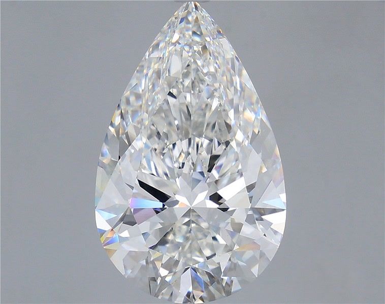 11.08 Carat Pear Shaped, Ideal Cut, E Color, VVS2 Clarity, IGI Certified Lab Grown Diamond