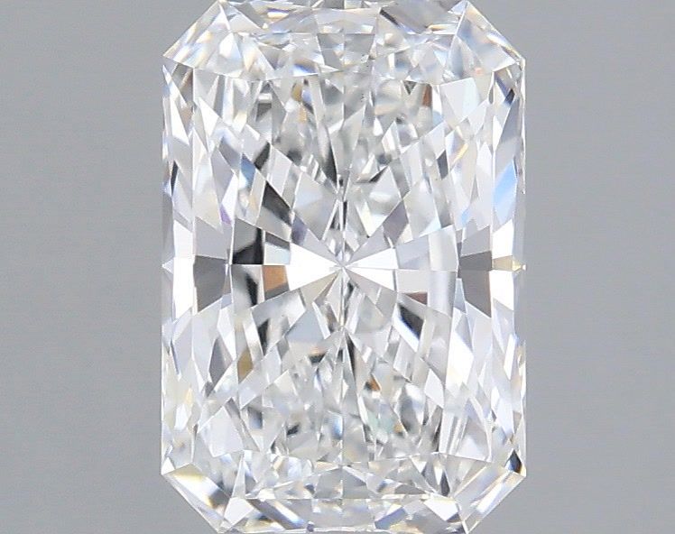 1.59 Carat Radiant Shaped, Ideal Cut, D Color, VS1 Clarity, IGI Certified Lab Grown Diamond