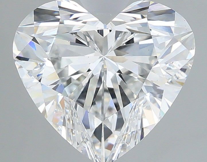 2.59 Carat Heart Shaped, Ideal Cut, D Color, VS1 Clarity, IGI Certified Lab Grown Diamond