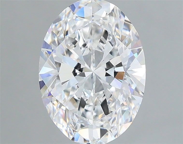 2.07 Carat Oval Shaped, Ideal Cut, D Color, VVS2 Clarity, IGI Certified Lab Grown Diamond