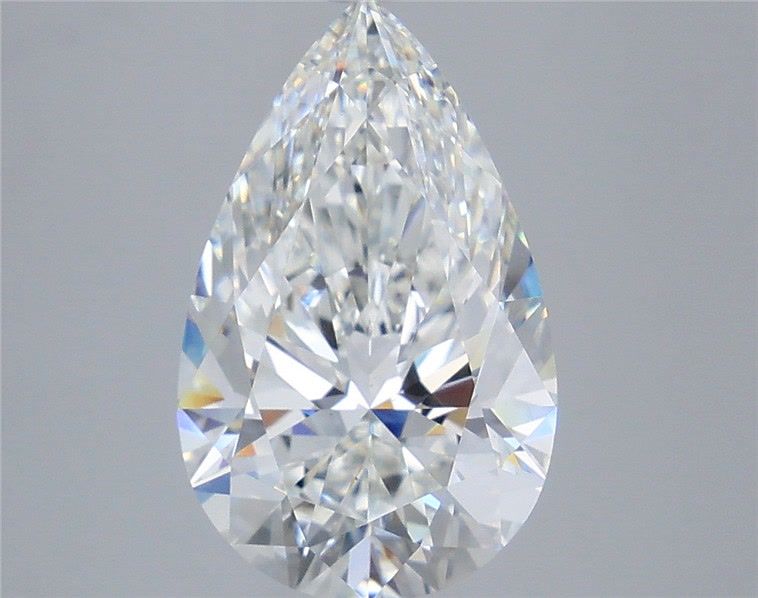 4.56 Carat Pear Shaped, Ideal Cut, E Color, VS1 Clarity, IGI Certified Lab Grown Diamond