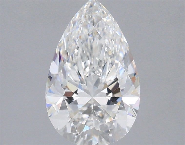 1.58 Carat Pear Shaped, Ideal Cut, D Color, VVS2 Clarity, IGI Certified Lab Grown Diamond