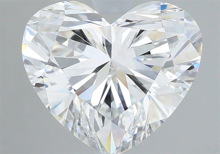 3.55 Carat Heart Shaped, Very Good Cut, D Color, VVS1 Clarity, IGI Certified Lab Grown Diamond