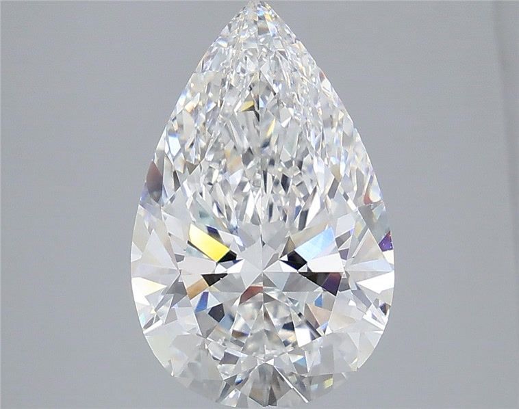 4.55 Carat Pear Shaped, Ideal Cut, E Color, VS1 Clarity, IGI Certified Lab Grown Diamond