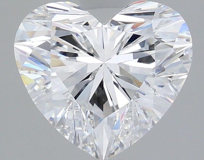 2.56 Carat Heart Shaped, Excellent Cut, D Color, VVS2 Clarity, IGI Certified Lab Grown Diamond