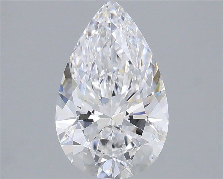 2.10 Carat Pear Shaped, Ideal Cut, D Color, VS1 Clarity, IGI Certified Lab Grown Diamond