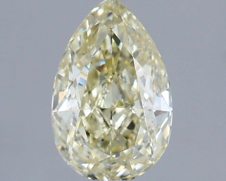 1.08 Carat Pear Shaped, Very Good Cut, U-V Color, VS1 Clarity, IGI Certified Lab Grown Diamond