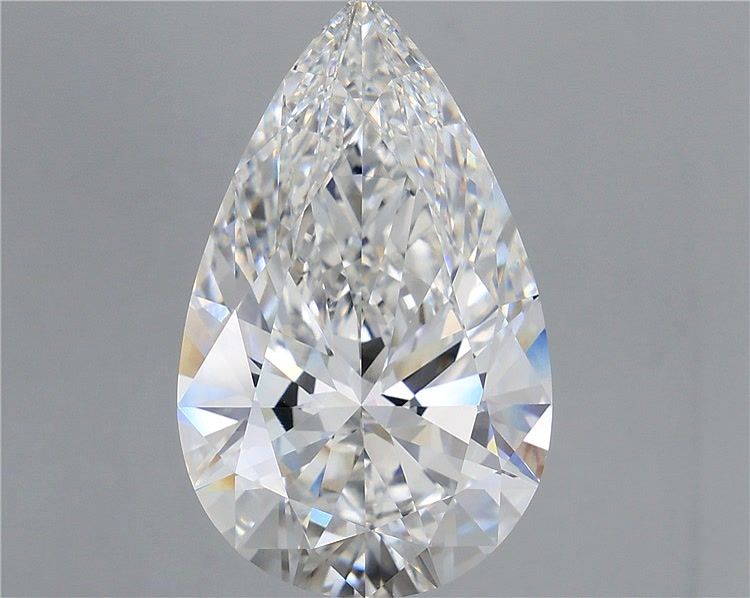 11.54 Carat Pear Shaped, Ideal Cut, E Color, VVS2 Clarity, IGI Certified Lab Grown Diamond