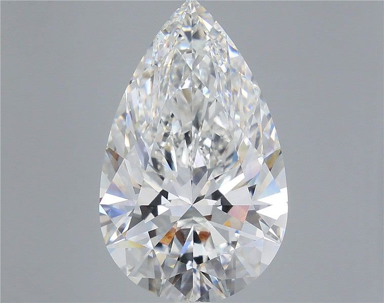 11.08 Carat Pear Shaped, Ideal Cut, F Color, VVS2 Clarity, IGI Certified Lab Grown Diamond