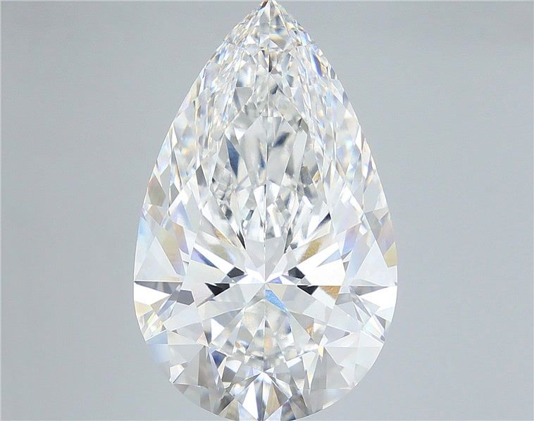 12.02 Carat Pear Shaped, Ideal Cut, F Color, VVS2 Clarity, IGI Certified Lab Grown Diamond