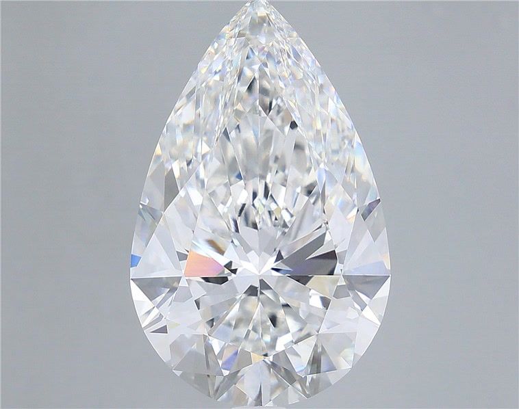 11.06 Carat Pear Shaped, Ideal Cut, E Color, VVS2 Clarity, IGI Certified Lab Grown Diamond