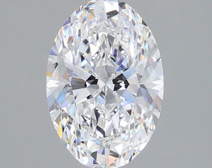 1.58 Carat Oval Shaped, Ideal Cut, D Color, VVS2 Clarity, IGI Certified Lab Grown Diamond