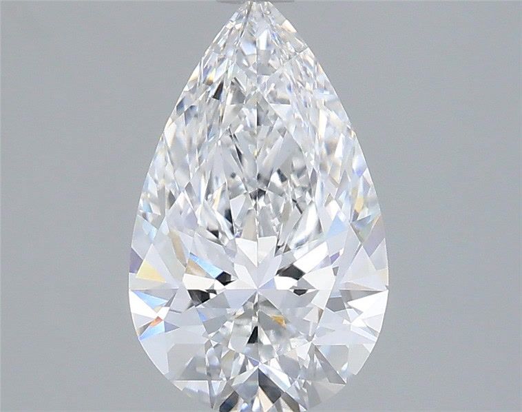 1.59 Carat Pear Shaped, Ideal Cut, D Color, VS1 Clarity, IGI Certified Lab Grown Diamond