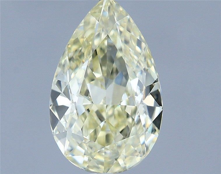 1.05 Carat Pear Shaped, Excellent Cut, U-V Color, VVS2 Clarity, IGI Certified Lab Grown Diamond