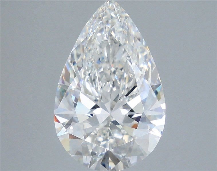 3.58 Carat Pear Shaped, Ideal Cut, E Color, VS1 Clarity, IGI Certified Lab Grown Diamond