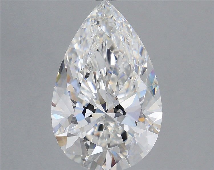 5.10 Carat Pear Shaped, Ideal Cut, E Color, VVS2 Clarity, IGI Certified Lab Grown Diamond