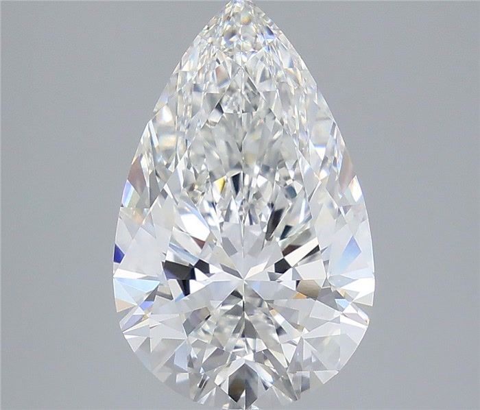 5.09 Carat Pear Shaped, Ideal Cut, E Color, VS1 Clarity, IGI Certified Lab Grown Diamond