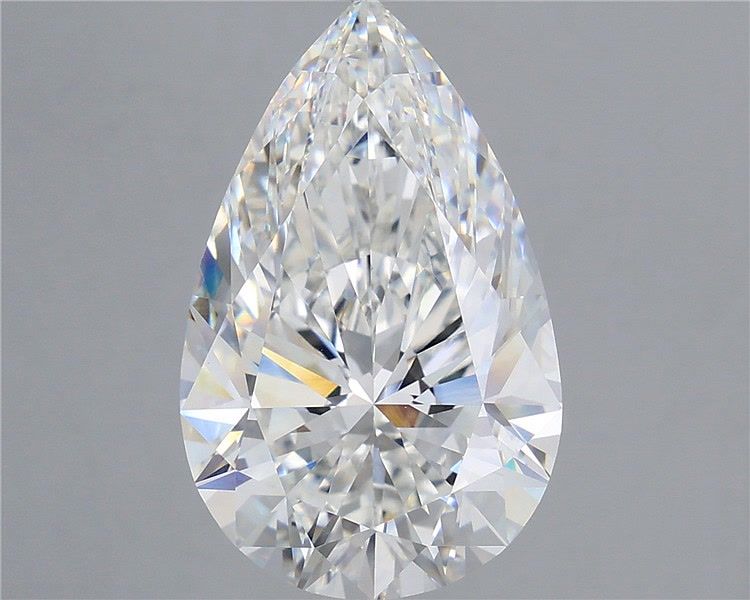 8.53 Carat Pear Shaped, Ideal Cut, E Color, VVS2 Clarity, IGI Certified Lab Grown Diamond