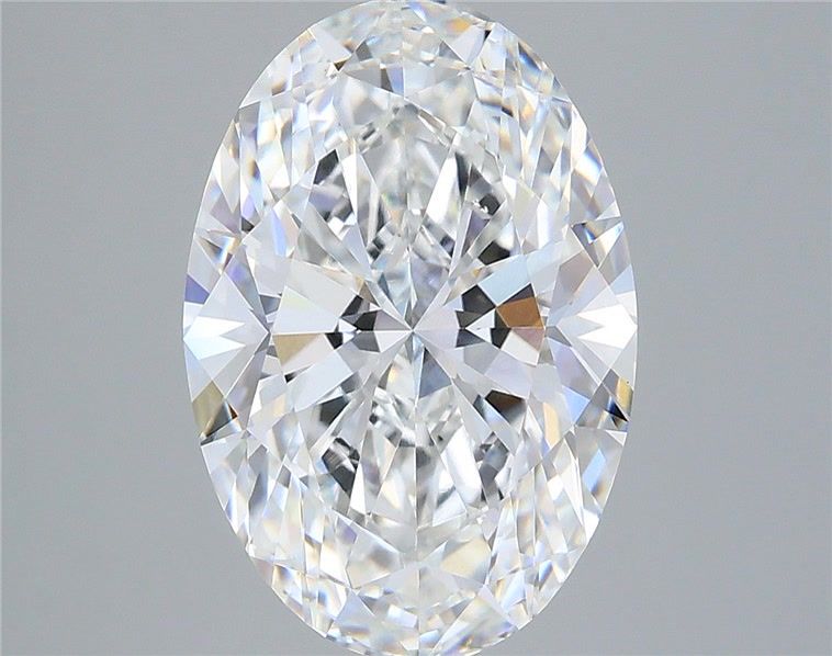 5.01 Carat Oval Shaped, Ideal Cut, E Color, VVS2 Clarity, IGI Certified Lab Grown Diamond
