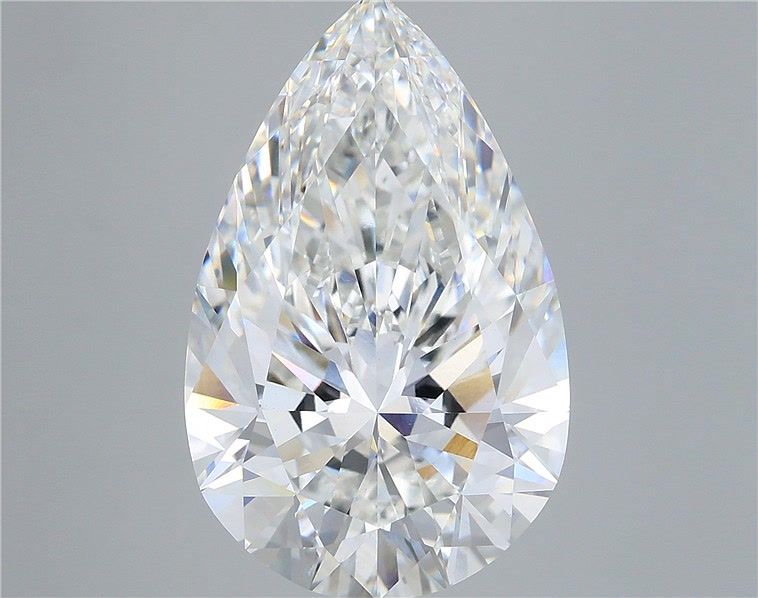 10.04 Carat Pear Shaped, Ideal Cut, E Color, VVS2 Clarity, IGI Certified Lab Grown Diamond