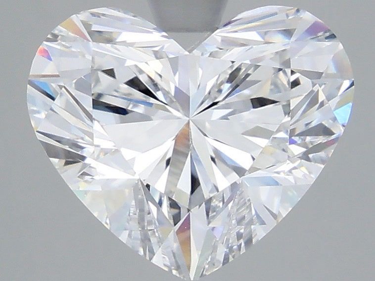4.53 Carat Heart Shaped, Ideal Cut, D Color, VVS2 Clarity, IGI Certified Lab Grown Diamond