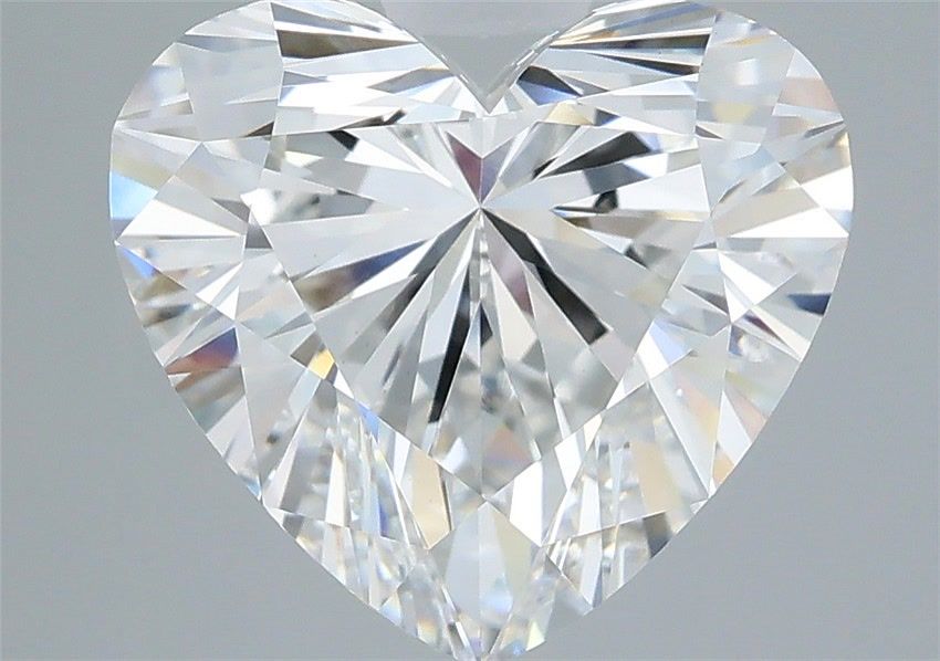4.10 Carat Heart Shaped, Ideal Cut, E Color, VVS2 Clarity, IGI Certified Lab Grown Diamond