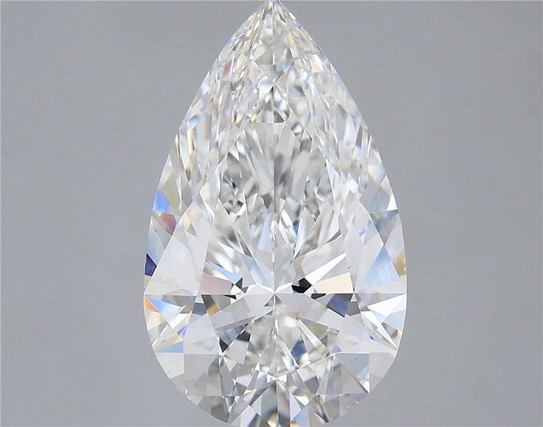 4.50 Carat Pear Shaped, Ideal Cut, E Color, VS1 Clarity, IGI Certified Lab Grown Diamond