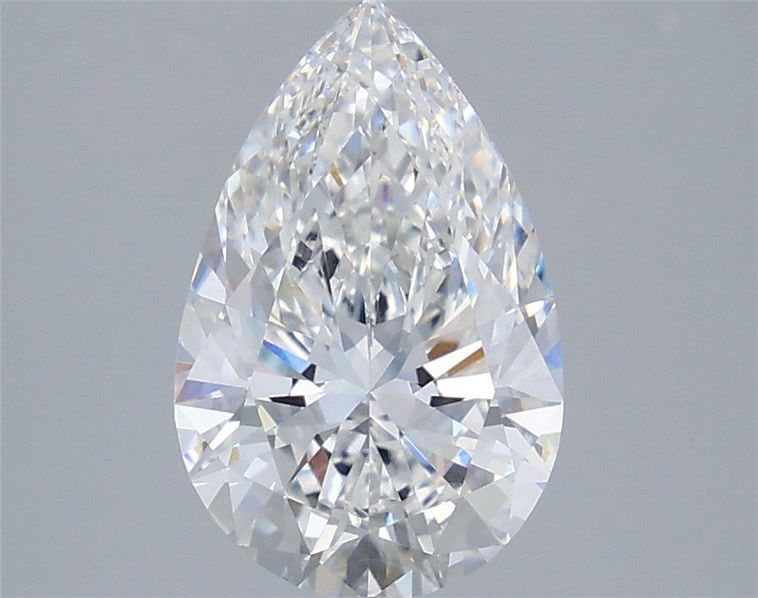 2.59 Carat Pear Shaped, Ideal Cut, E Color, VVS2 Clarity, IGI Certified Lab Grown Diamond