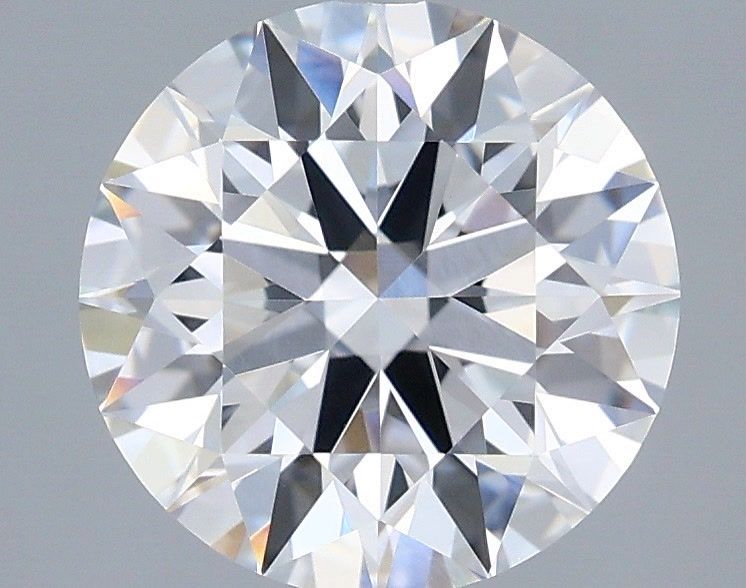 2.57 Carat Round Shaped, Ideal Cut, D Color, VVS2 Clarity, IGI Certified Lab Grown Diamond