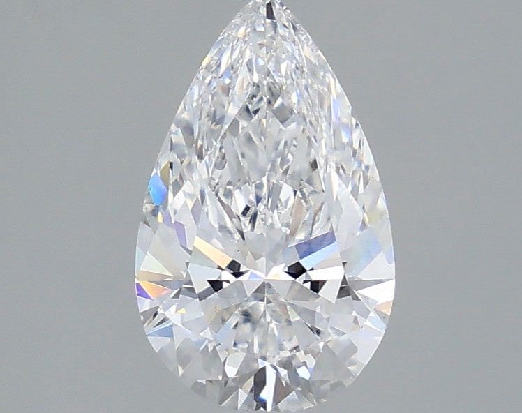 1.58 Carat Pear Shaped, Ideal Cut, D Color, VS1 Clarity, IGI Certified Lab Grown Diamond