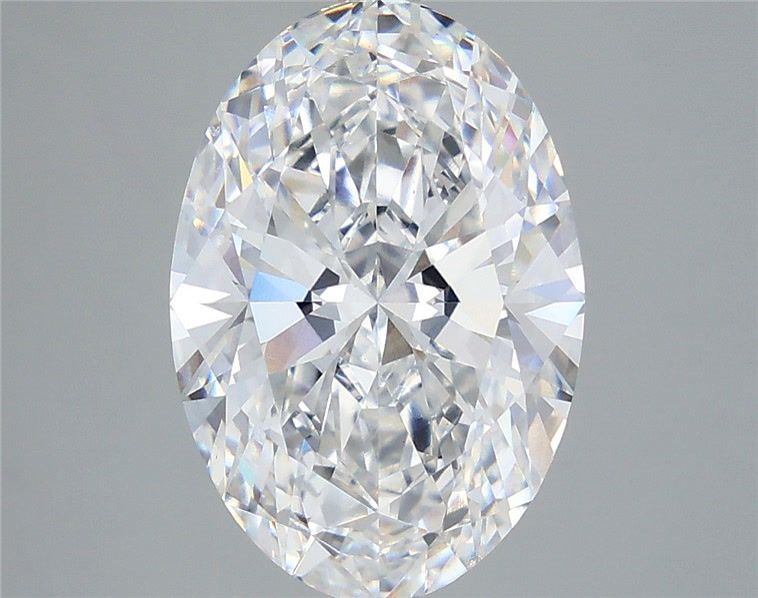 5.56 Carat Oval Shaped, Ideal Cut, E Color, VS1 Clarity, IGI Certified Lab Grown Diamond