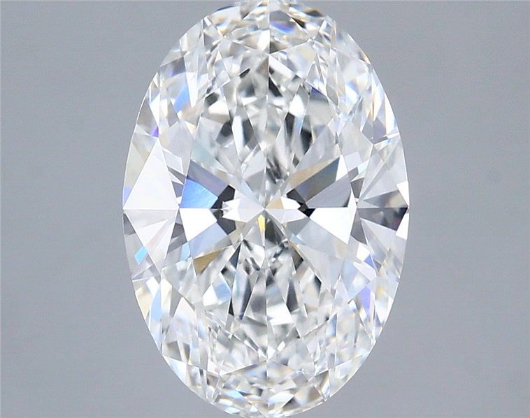 3.10 Carat Oval Shaped, Ideal Cut, D Color, VVS2 Clarity, IGI Certified Lab Grown Diamond
