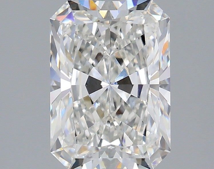 2.06 Carat Radiant Shaped, Excellent Cut, F Color, VVS2 Clarity, IGI Certified Lab Grown Diamond