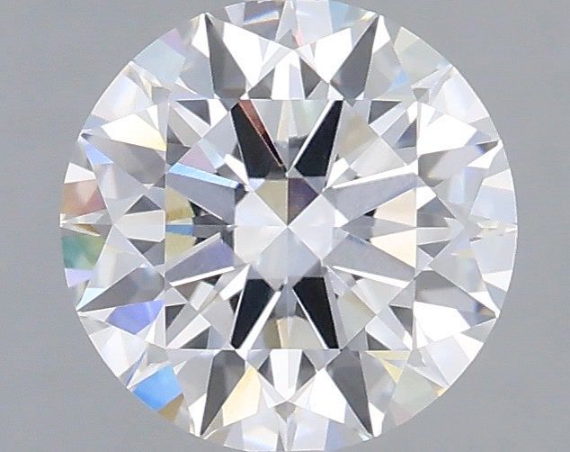 1.59 Carat Round Shaped, Ideal Cut, D Color, VVS2 Clarity, IGI Certified Lab Grown Diamond
