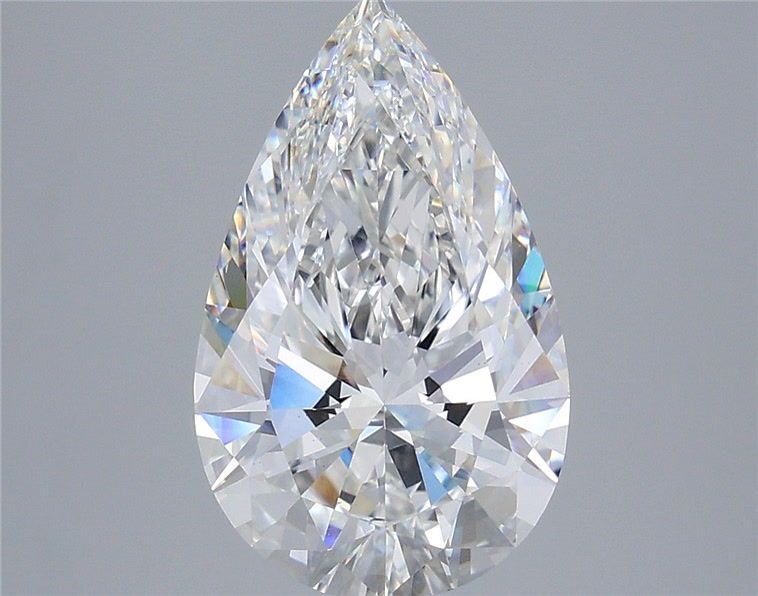 4.54 Carat Pear Shaped, Ideal Cut, E Color, VS1 Clarity, IGI Certified Lab Grown Diamond
