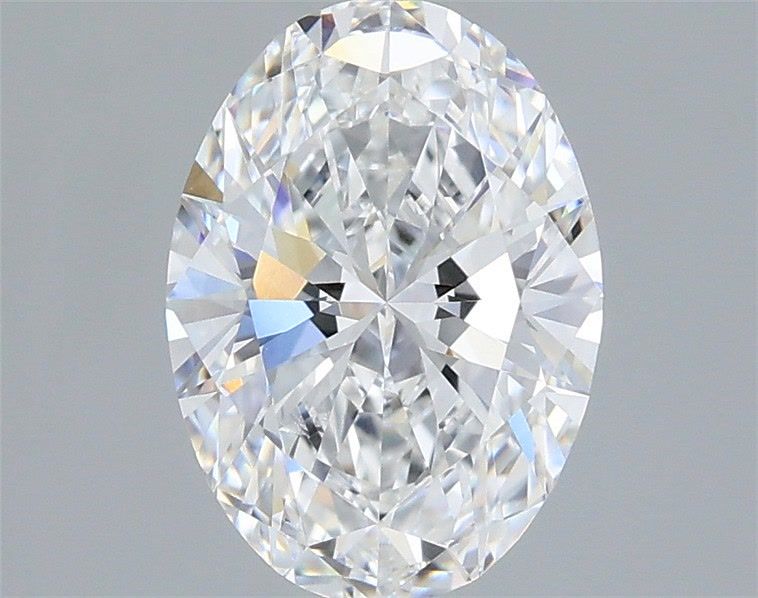 1.57 Carat Oval Shaped, Ideal Cut, D Color, VS2 Clarity, IGI Certified Lab Grown Diamond