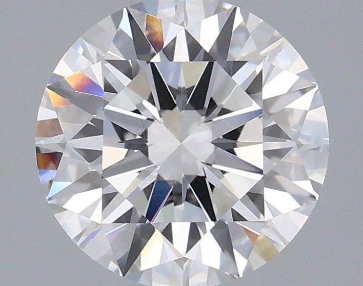 2.01 Carat Round Shaped, Ideal Cut, D Color, VVS2 Clarity, IGI Certified Lab Grown Diamond