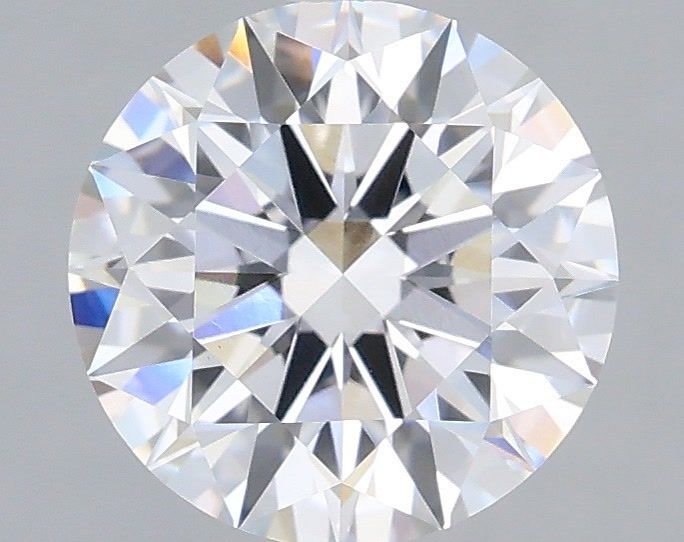 2.06 Carat Round Shaped, Ideal Cut, D Color, VVS2 Clarity, IGI Certified Lab Grown Diamond
