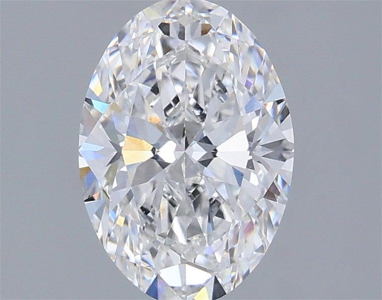 1.54 Carat Oval Shaped, Ideal Cut, D Color, VVS2 Clarity, IGI Certified Lab Grown Diamond