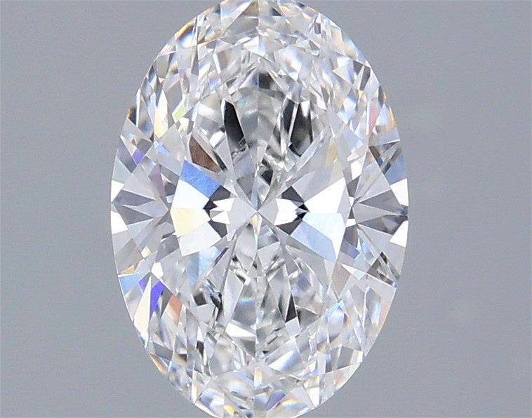 1.59 Carat Oval Shaped, Ideal Cut, D Color, VVS2 Clarity, IGI Certified Lab Grown Diamond