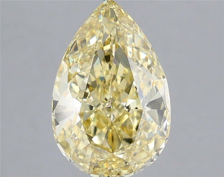 4.58 Carat Pear Shaped, Excellent Cut, VVS2 Clarity, IGI Certified Lab Grown Diamond