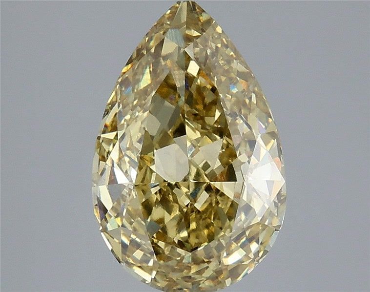 4.10 Carat Pear Shaped, Ideal Cut, VS2 Clarity, IGI Certified Lab Grown Diamond